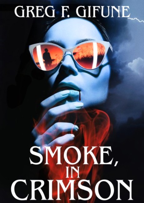 smoke in crimson